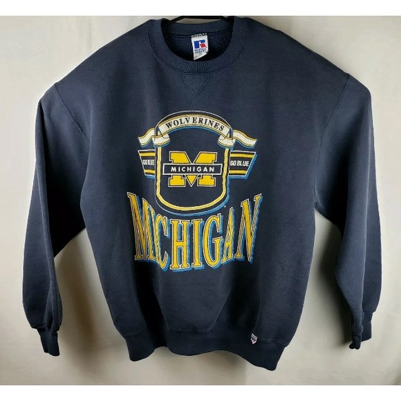Russell Athletic Other - Vtg 90s Russell Athletic Michigan Sweatshirt